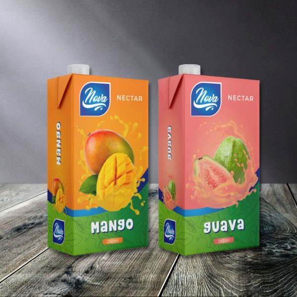 MANGO & GUAVA JUICES TETRAPACK NECTAR NOVA PRIVATE LABEL